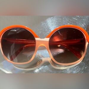 Stylish Oliver People’s Orange “Cassandra” Sunglasses